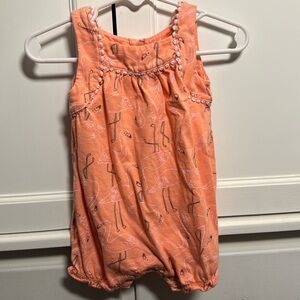 Carters 6M Flamingo Romper